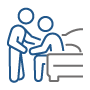 Home health worker icon