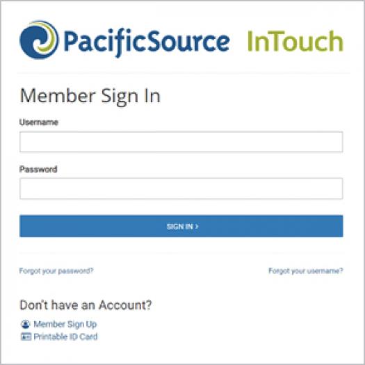 Step one: Sign into InTouch